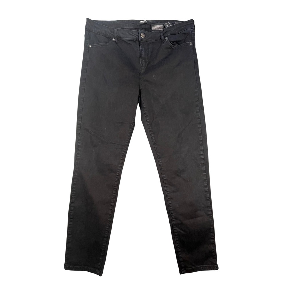 Buffalo Black Vale Mid-Rise Stretch Skinny Jeans Women 12